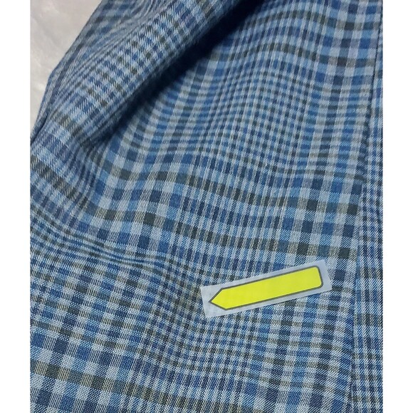 Vintage Bradley Toggery Men’s 42R Blue Brown Plaid Blazer Sport Coat Classic - Picture 10 of 16